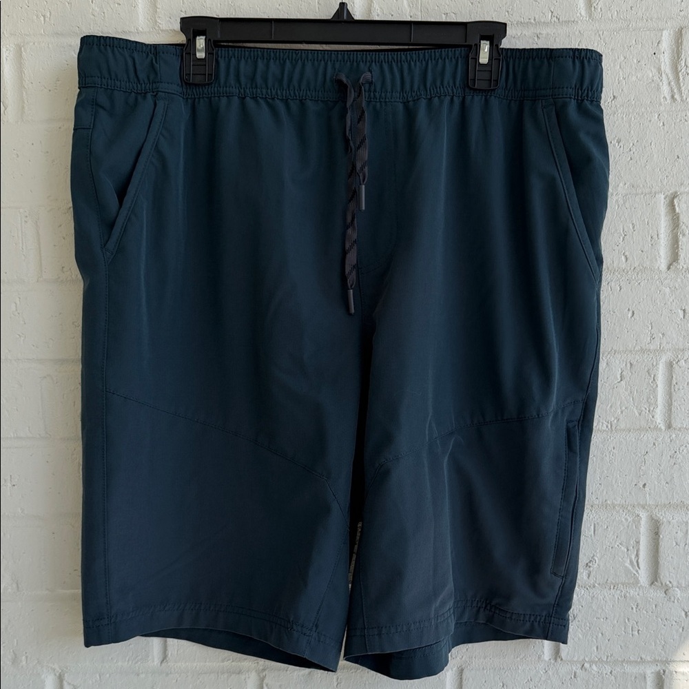 Gerry Men's Blue 4-Way Stretch, Elastic Waistband Lightweight Trail Short Sz XXL